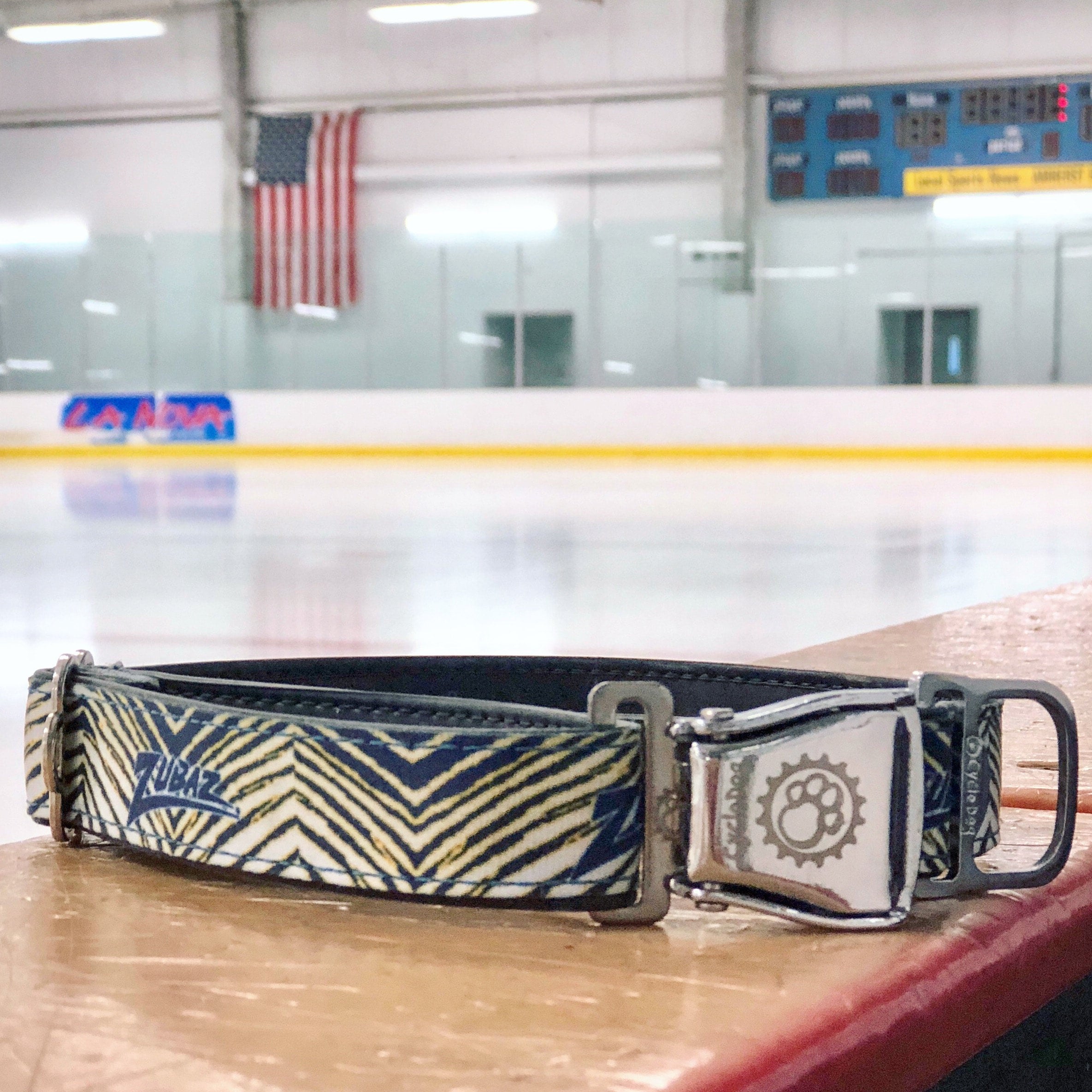 Zubaz Sabres Cycle Dog Collar Good Neighbor Dog Walkers LLC